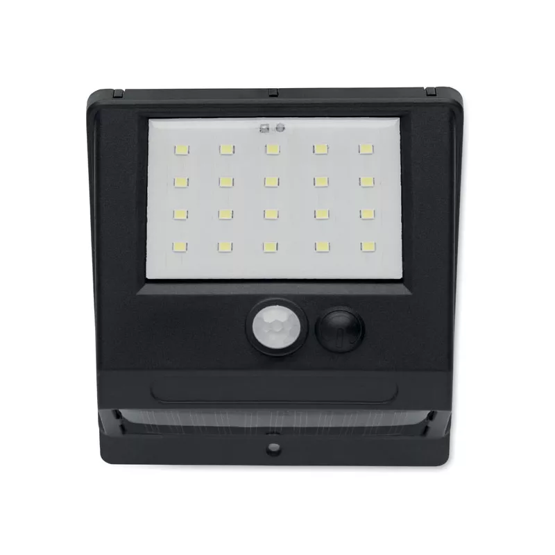 Lampa solarna 20 LED z czujnikiem ruchu MOTI - Czarny (MO2151-03)