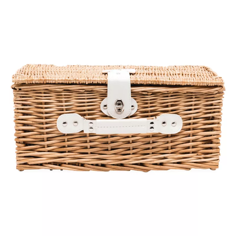 Wiklinowy koszyk piknikowy - brązowy (56-0604037)
