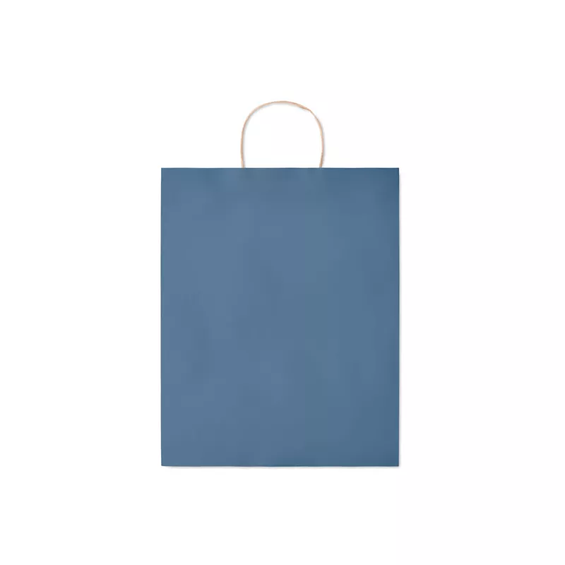 Torba prezentowa papierowa duża 90 g/m² PAPER TONE L - Niebieski (MO6174-04)