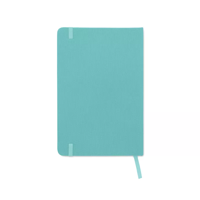 Notes A5 w okładce z RPET 80 kartek w linię NOTE RPET - Turkusowy (MO9966-12)