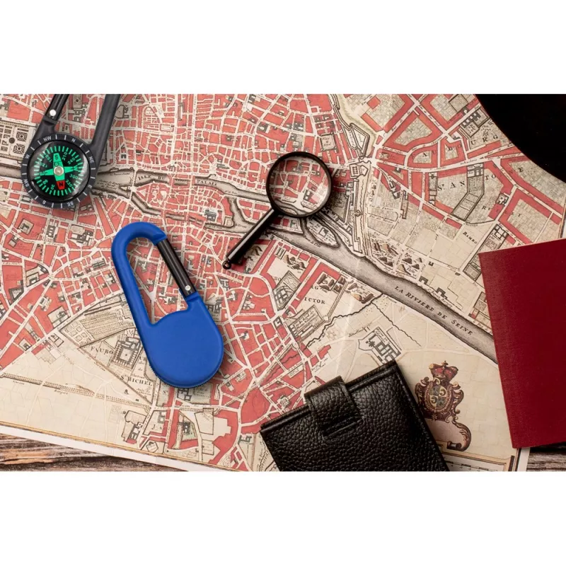 Kompas z karabińczykiem - granatowy (V8682-04)