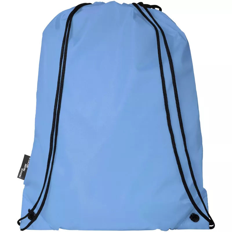 Plecak Oriole ze sznurkiem ściągającym z recyklowanego plastiku PET, 33 x 44 cm - Jasnoniebieski (12046150)