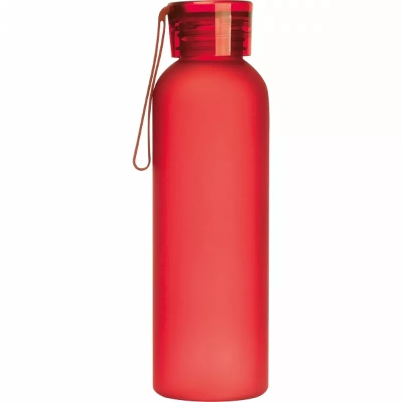 Butelka PET soft touch READING 600 ml - czerwony (532205)