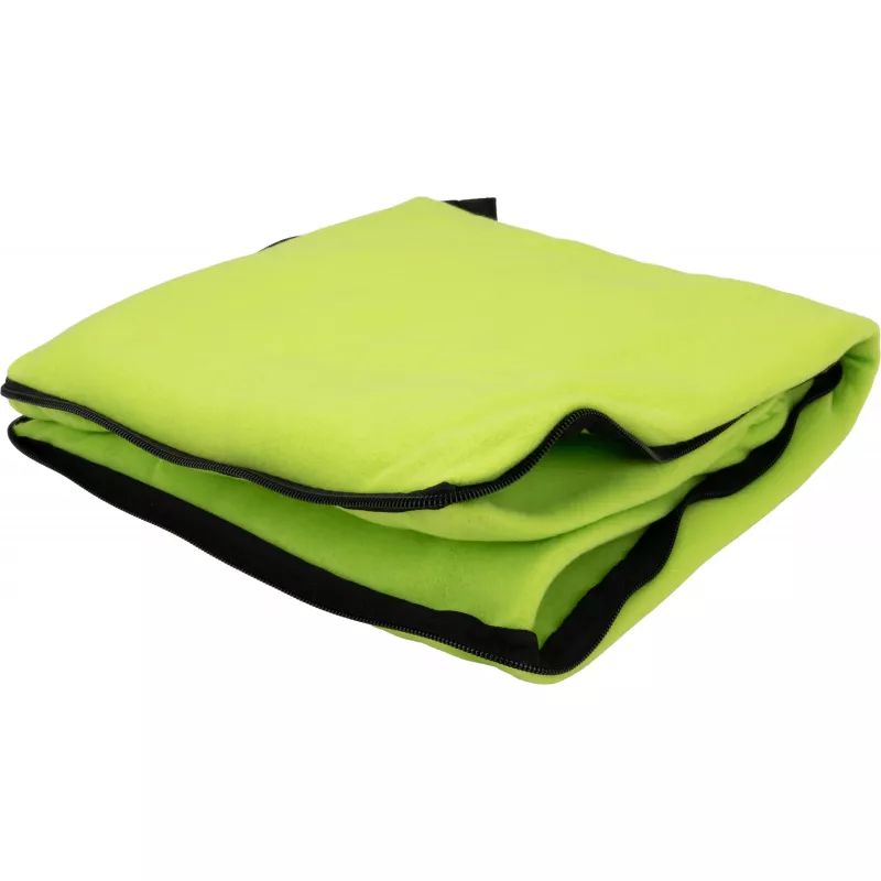 Koc z polaru/poduszka 2w1 RADCLIFF - jasnozielony (277529)