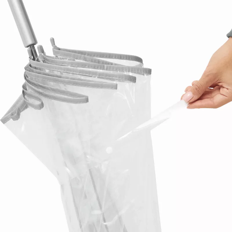Parasol - srebrny, transparentny (56-0104034)