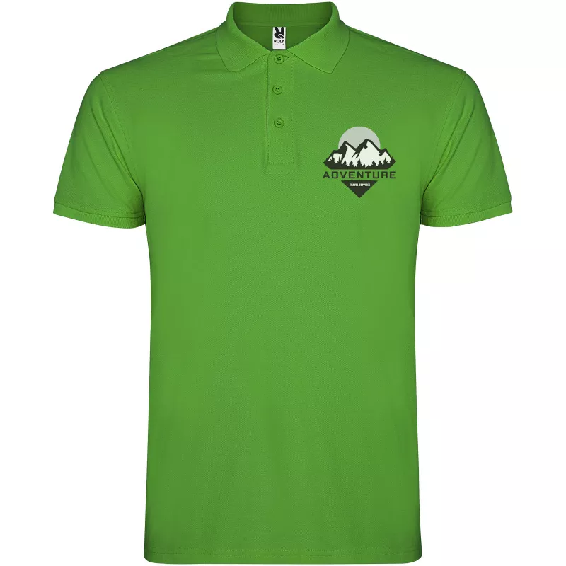 Koszulka polo bawełniana 200 g/m² ROLY STAR 6638 - Grass Green (R6638-GRGREEN)