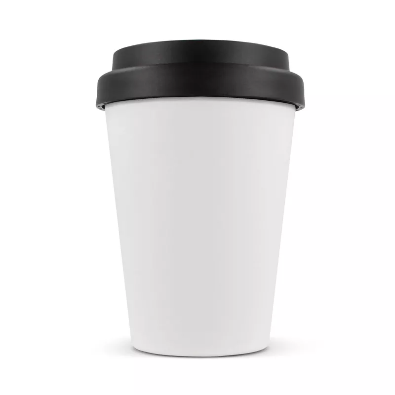 Filiżanka do kawy RPP z białym korpusem 250ml - biało / czarny (LT98867-N0102)