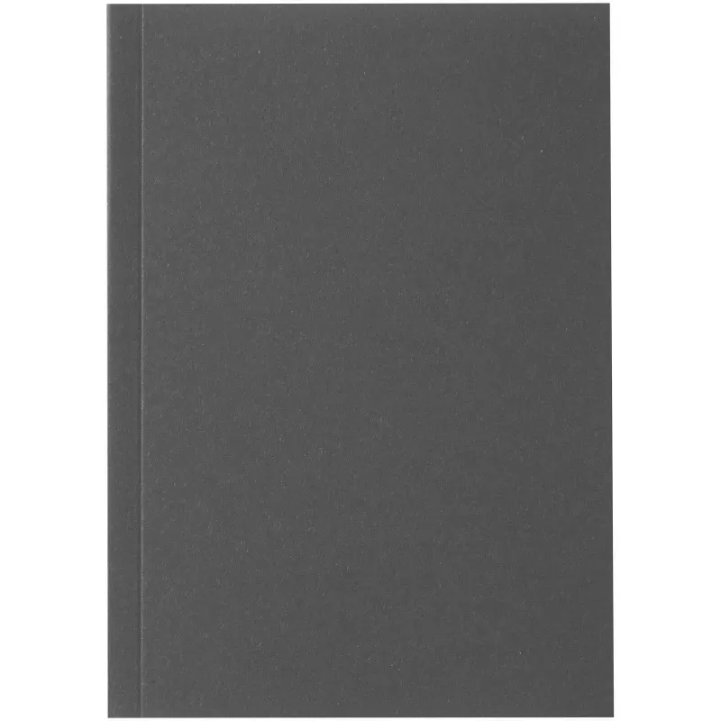 Notatnik A6 Novella Austen z miękkiej okładki z materiału z recyklingu, 100 kartek - Ciemnografitowy (21026290)