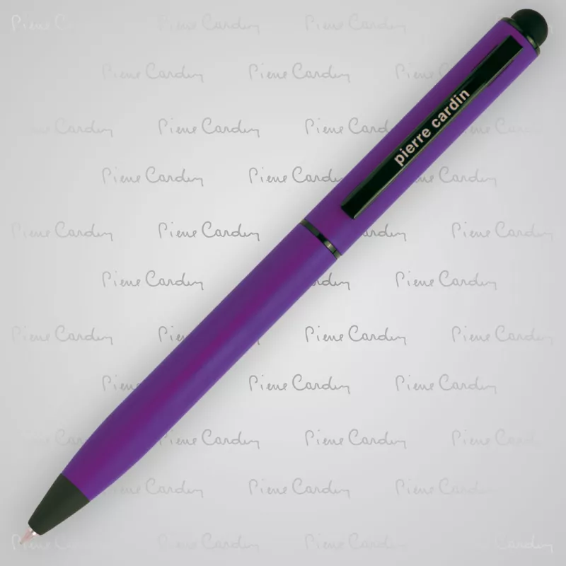 Długopis metalowy touch pen, soft touch CELEBRATION Pierre Cardin - fioletowy (B0101704IP312)