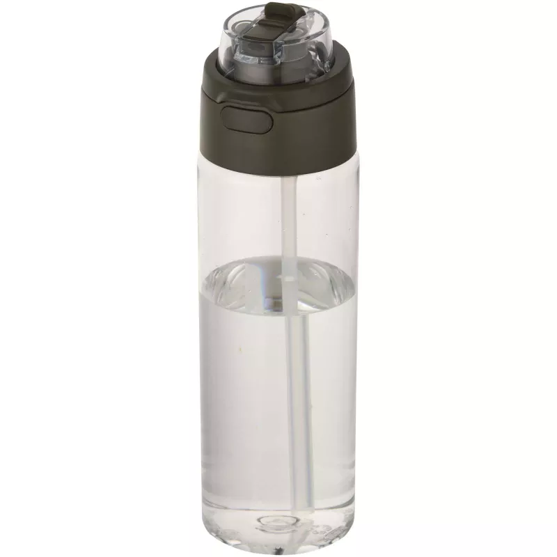 Bidon na wodę Theron o pojemności 700 ml, wykonany z tworzywa sztucznego pochodzącego z recyklingu (RCS), z pokrywką o podwój - Leśny zielony (10095064)