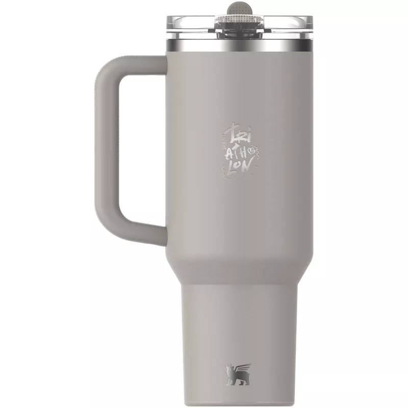 Stanley Quencher® ProTour 1180 ml termoizolowany kubek ze słomką, wykonany z recyklingowanej stali nierdzewnej  - Szary (10097982)