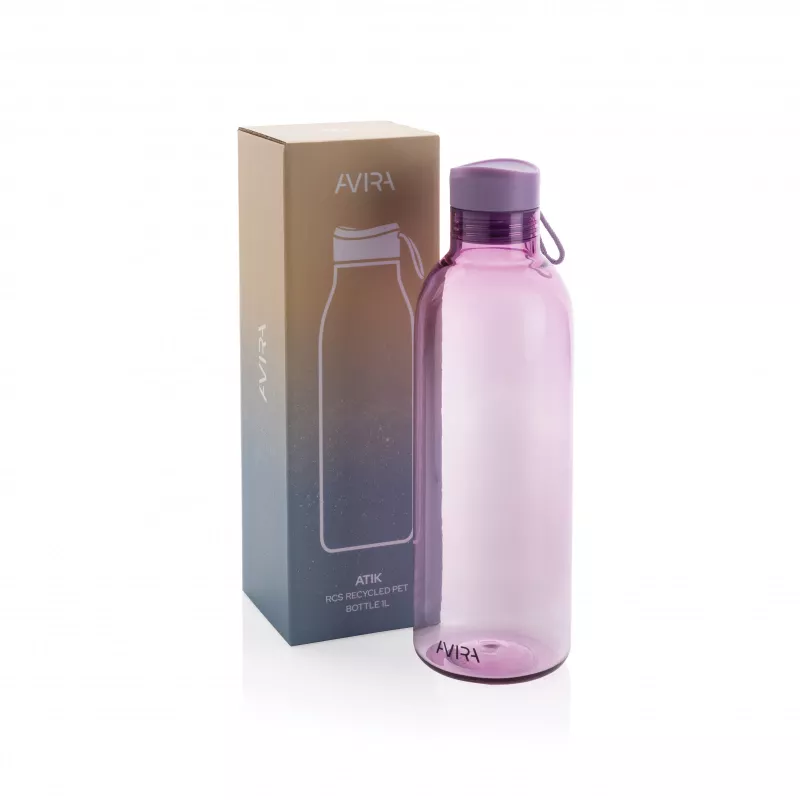 Butelka sportowa 1000 ml Avira Atik z RPET - fioletowy (P438.049)