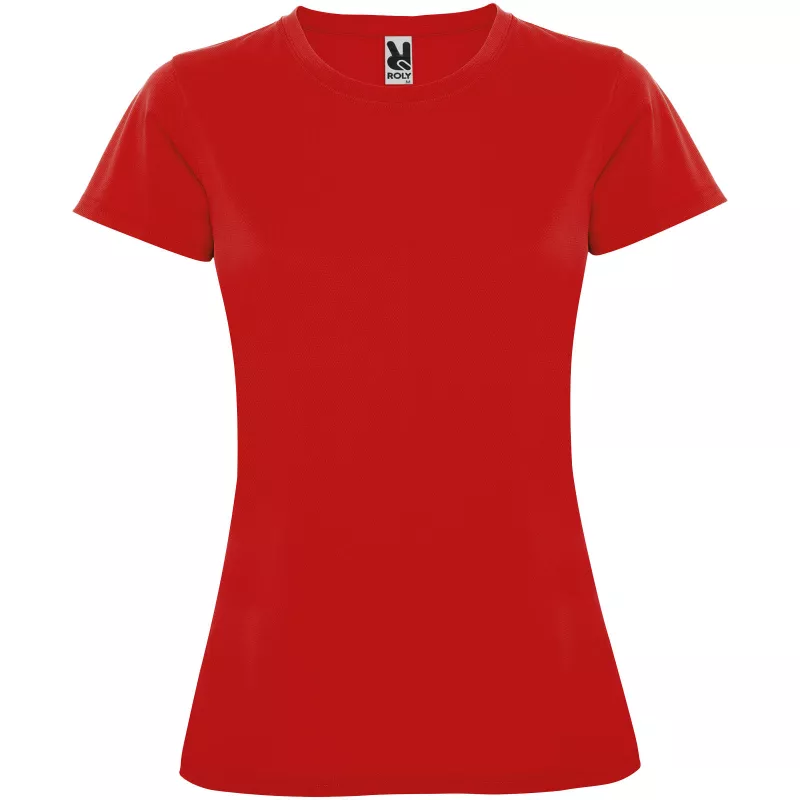 Damska koszulka poliestrowa 150 g/m² ROLY MONTECARLO WOMAN 0423 - Czerwony (R0423-RED)