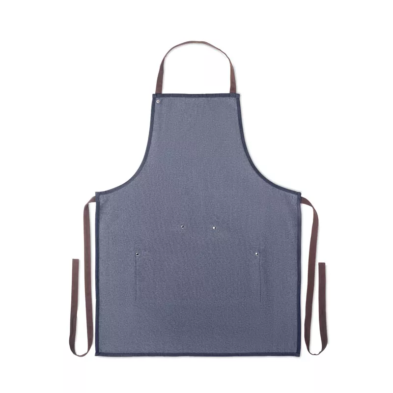 Fartuch kuchenny dżinsowy 240 g/m² DENIPUR - Niebieski (MO6264-04)