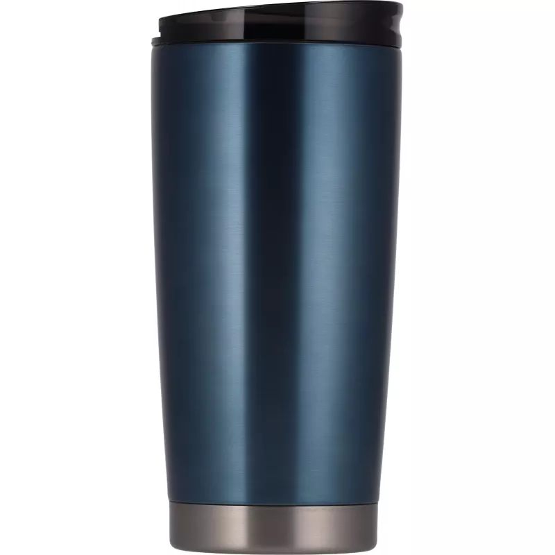 Kubek termiczny stalowy z recyklingu LA LOUVIERE MoLu 540 ml - granatowy (535044)