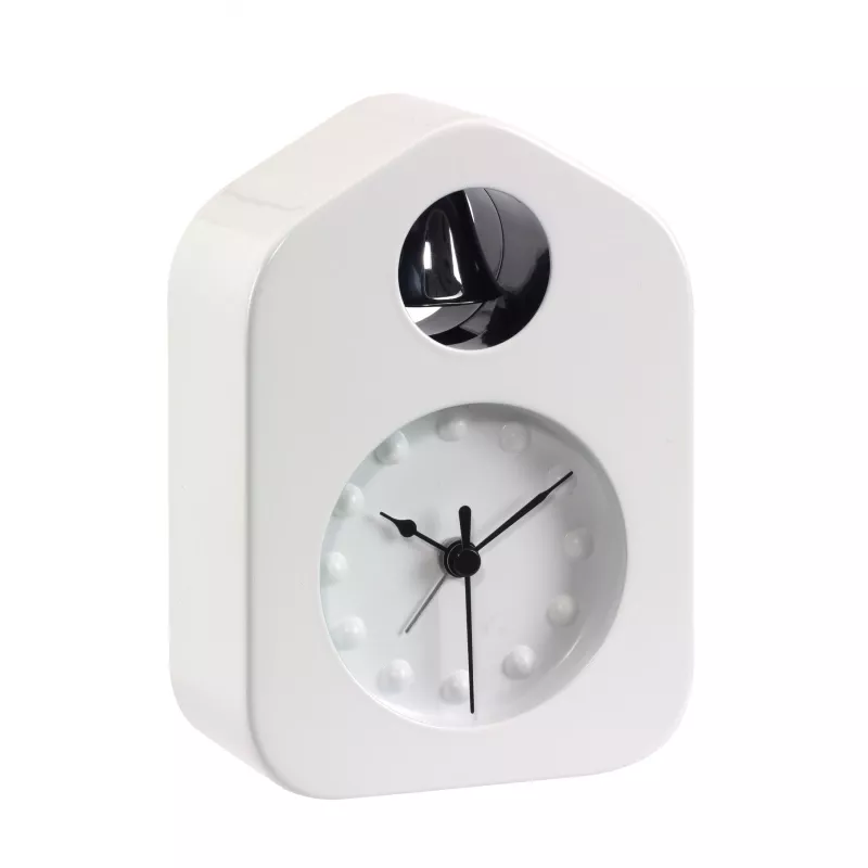 Zegar na biurko BELL - biały (58-8044004)