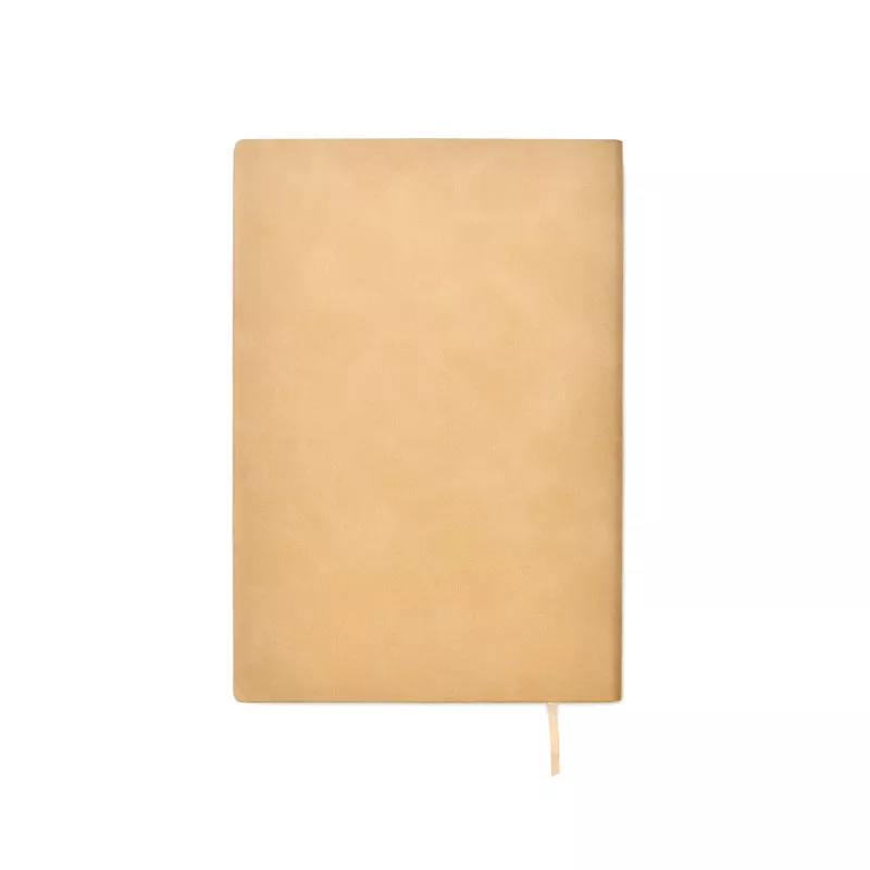 Notes A5 w okładce z PU 80 kartek w linię TINTRAY - Bezowy (MO2663-13)