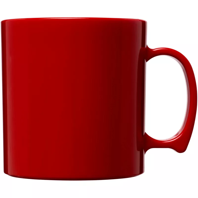 Kubek Standard wykonany z tworzywa sztucznego o pojemności 300 ml - Czerwony (21001404)