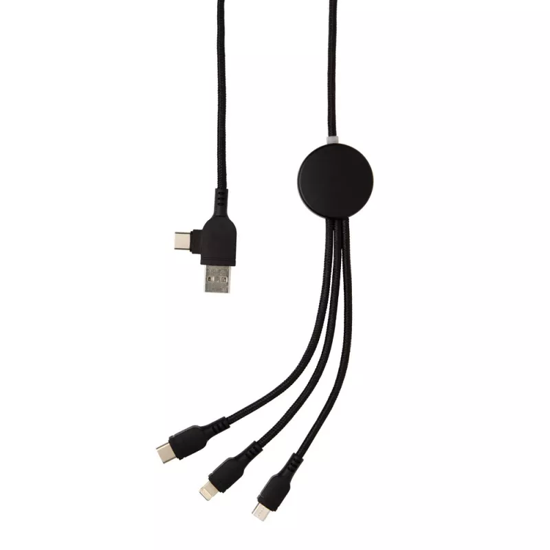 Kabel do ładowania z podświetleniem logotypu - czarny (P302.391)