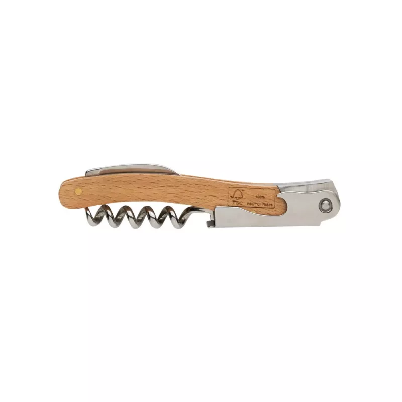 Drewniany nóż kelnerski - brązowy (P414.029)