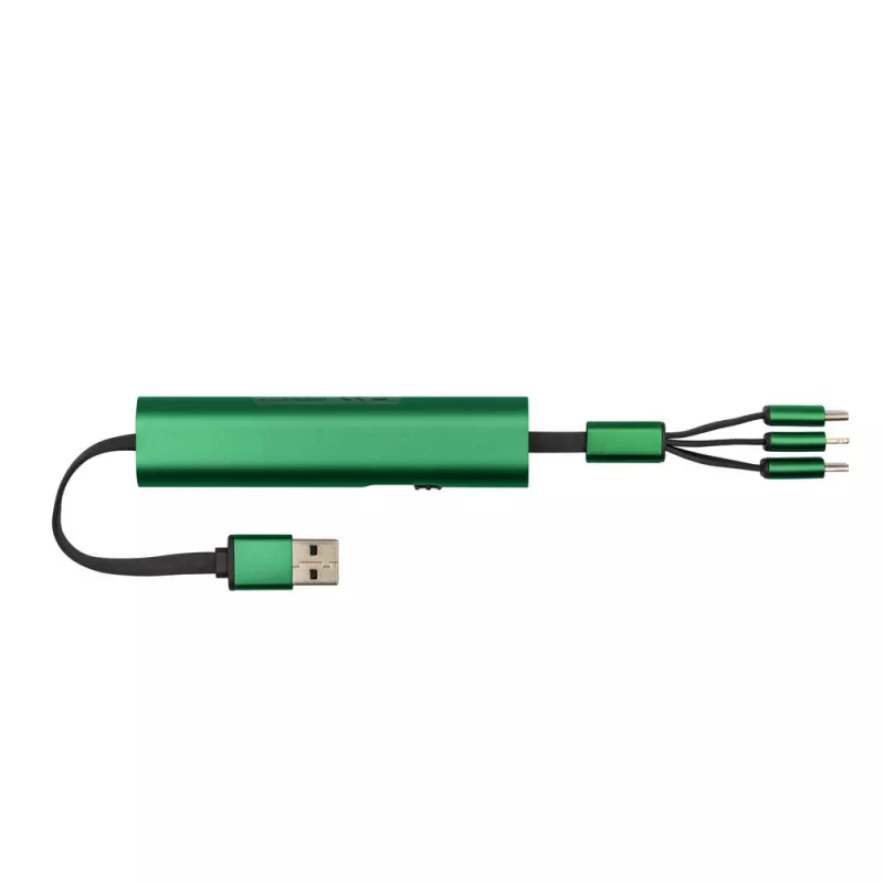 Kabel do ładowania i synchronizacji | Evelyn - zielony (V0479-06)