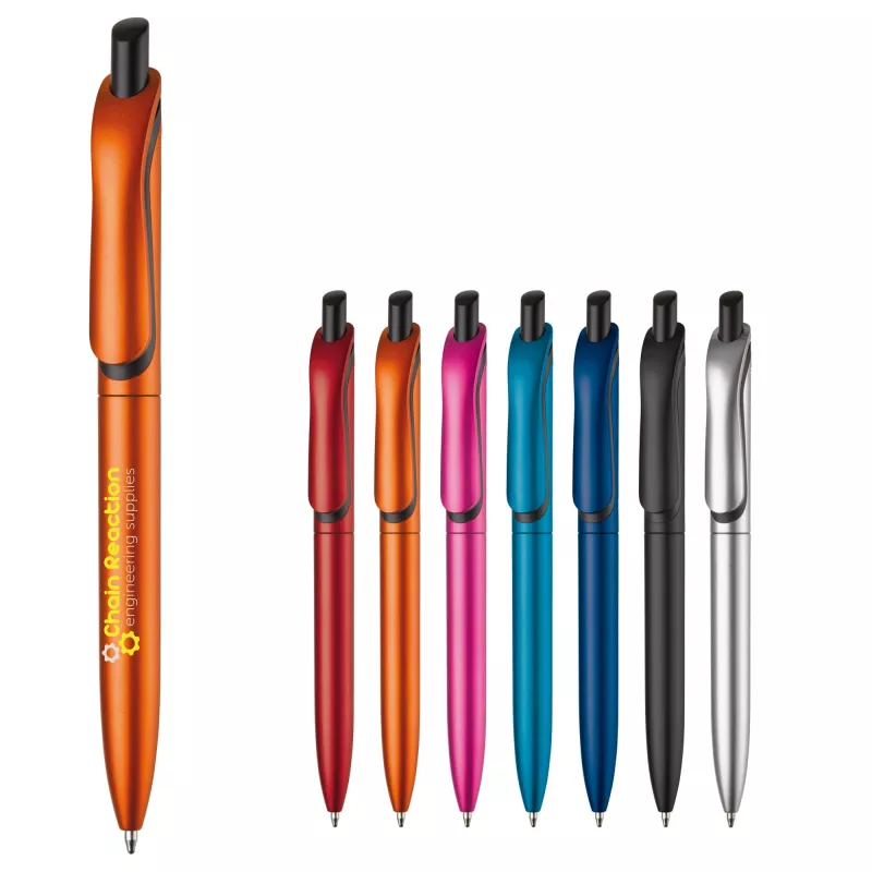 Długopis Click-Shadow metallic - pomarańczowy (LT87763-N0026)