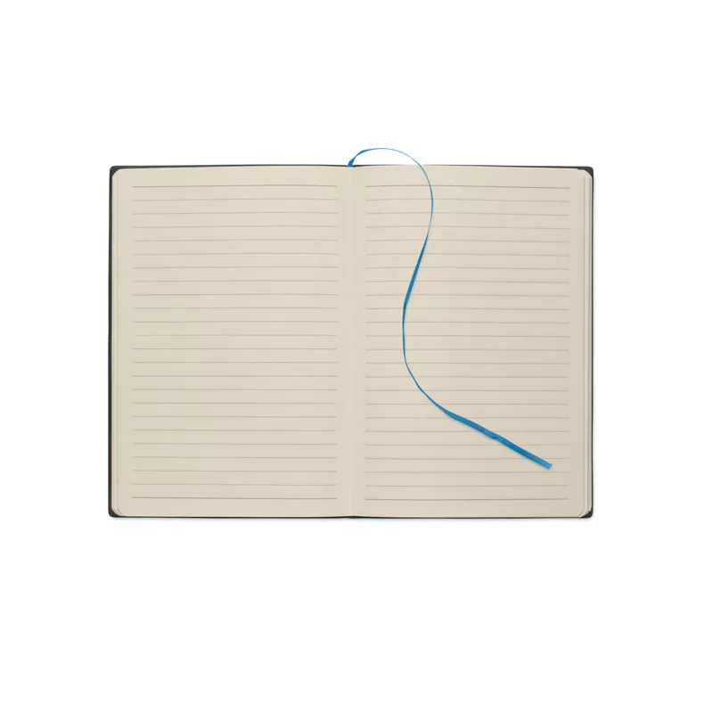 Notes A5 w okładce z PU 80 kartek w linię TINTRAY - Niebieski (MO2663-04)