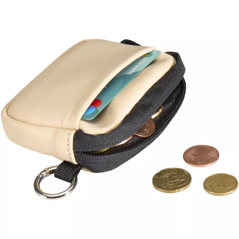 Resi Plus portfel z recyklingu z certyfikatem GRS - Oatmeal (13013907)