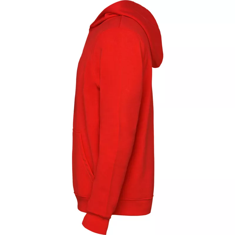 Dziecięca bluza z kapturem 280 g/m²  Roly Urban - Czarny-Czerwony (K1067-BLACK-RED)