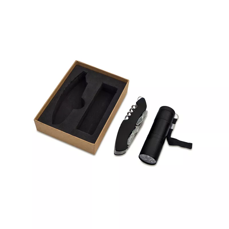 Zestaw narzędzi w pudełku Camden - czarny (R17486.02.IIQ)