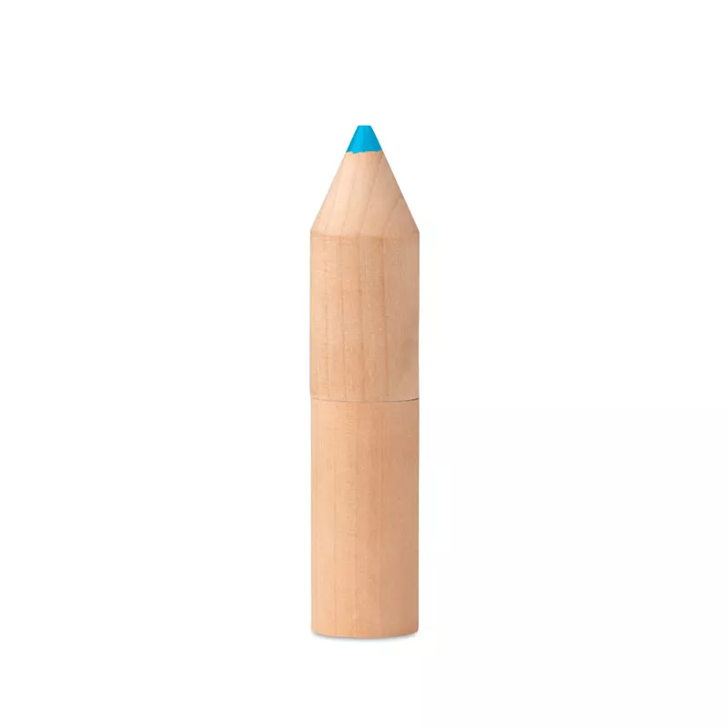 Kredki drewniane 6 szt. w pudełku PETIT COLORET - Drewna (MO9875-40)