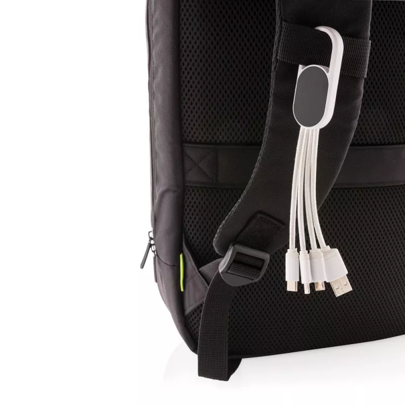 Kabel do ładowania 4 w 1 z karabińczykiem - biały (P302.073)