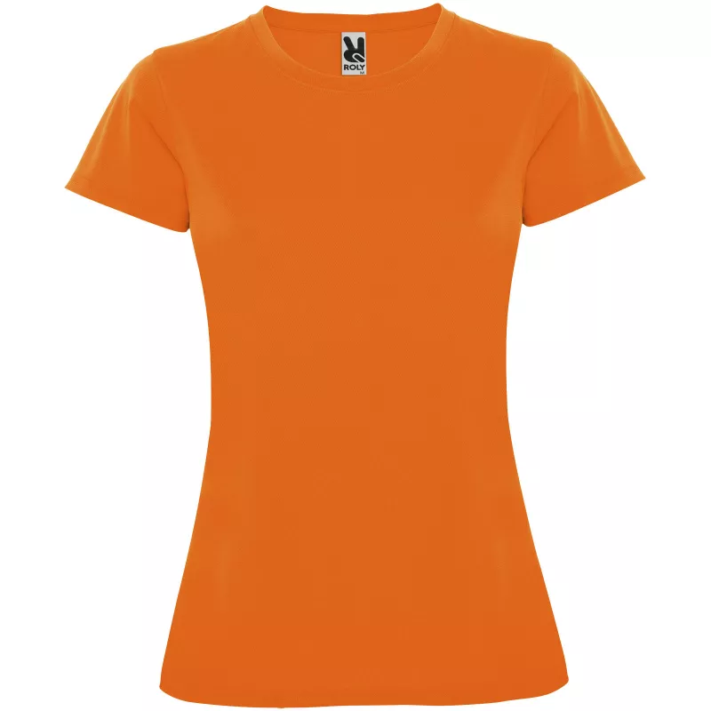 Damska koszulka poliestrowa 150 g/m² ROLY MONTECARLO WOMAN 0423 - Fluor Orange (R0423-FLORANGE)