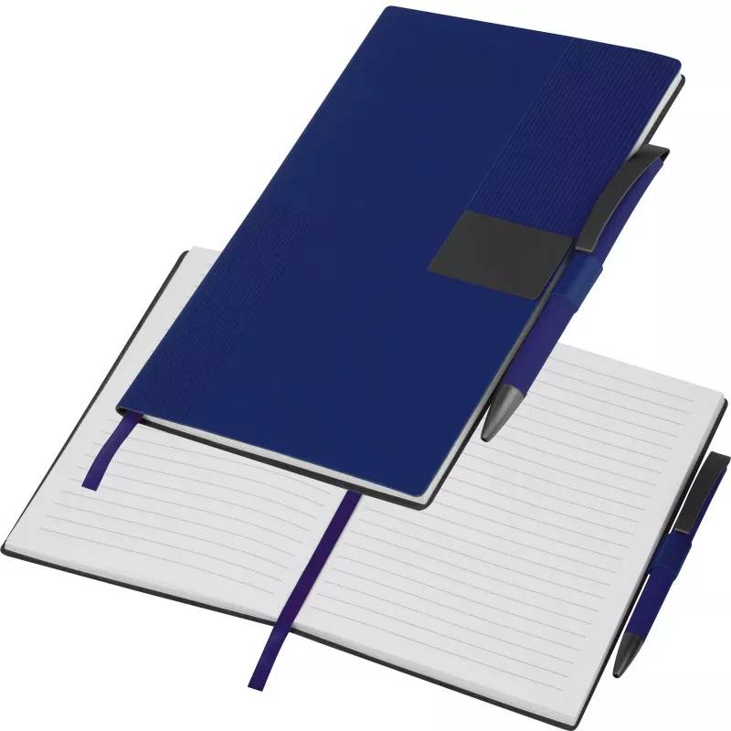 Notes A5 w linie z długopisem MERSIN - granatowy (562044)