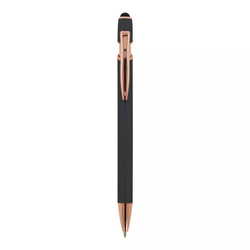 Długopis metalowy gumowany Paris Deluxe - szary (LT87783-N0061)