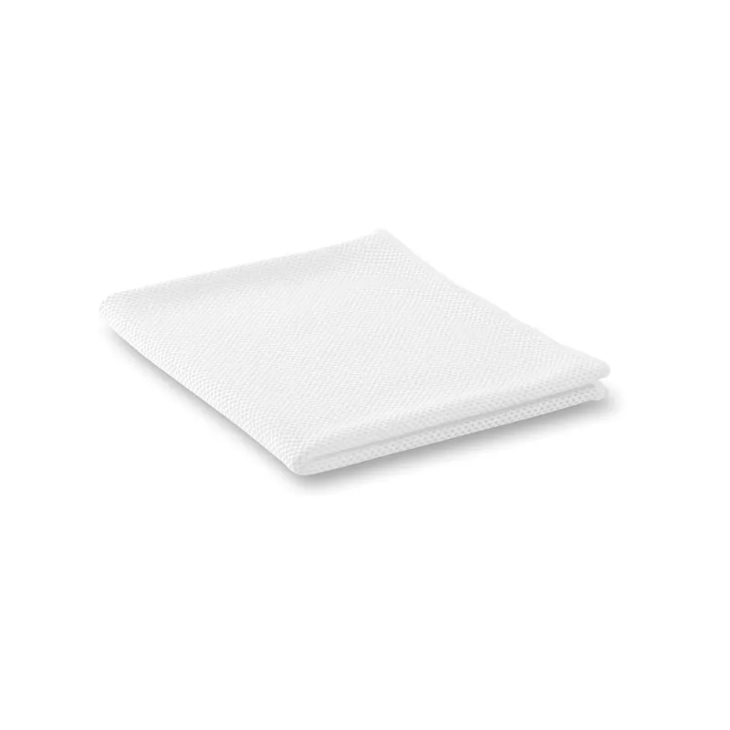 Ręcznik sportowy z mikrofibry 30x80 cm TAORU - Bialy (MO9024-06)