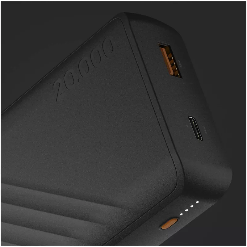Powerbank Xtorm Go2 20 W, 20 000 mAh z funkcją szybkiego ładowania - Czarny (12460990)
