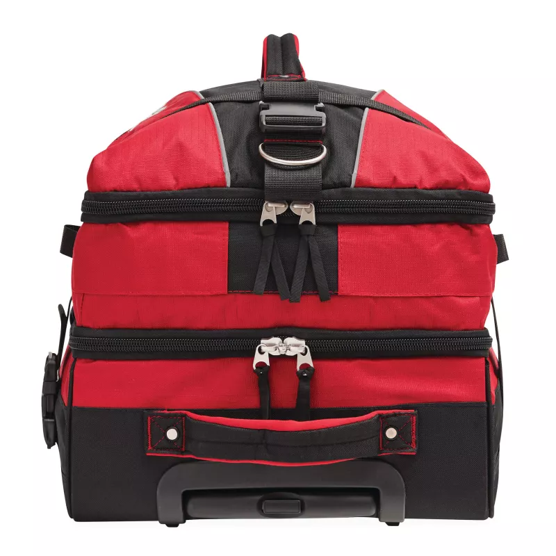 Torba podróżna na kółkach BoGi L - czarny, czerwony (56-2250718)