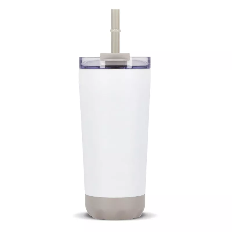 Kubek termiczny InSideOut ze stali nierdzewnej o podwójnych ściankach, 600 ml - biały (LT57017-N0001)
