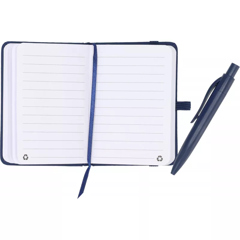 Notes A7 z długopisem SAN ANTONIO - granatowy (556244)