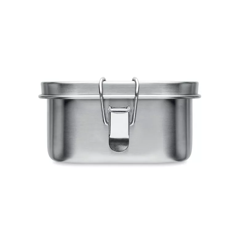 Lunchbox stalowy z klamrami 750 ml GOBUDDY - Srebrny Mat (MO2888-16)