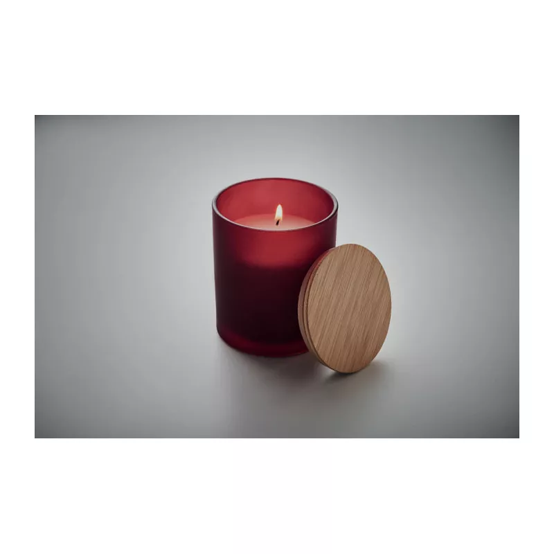 Świeca zapachowa w matowym słoju 280 g KEOPS LARGE - Burgund (MO6621-02)