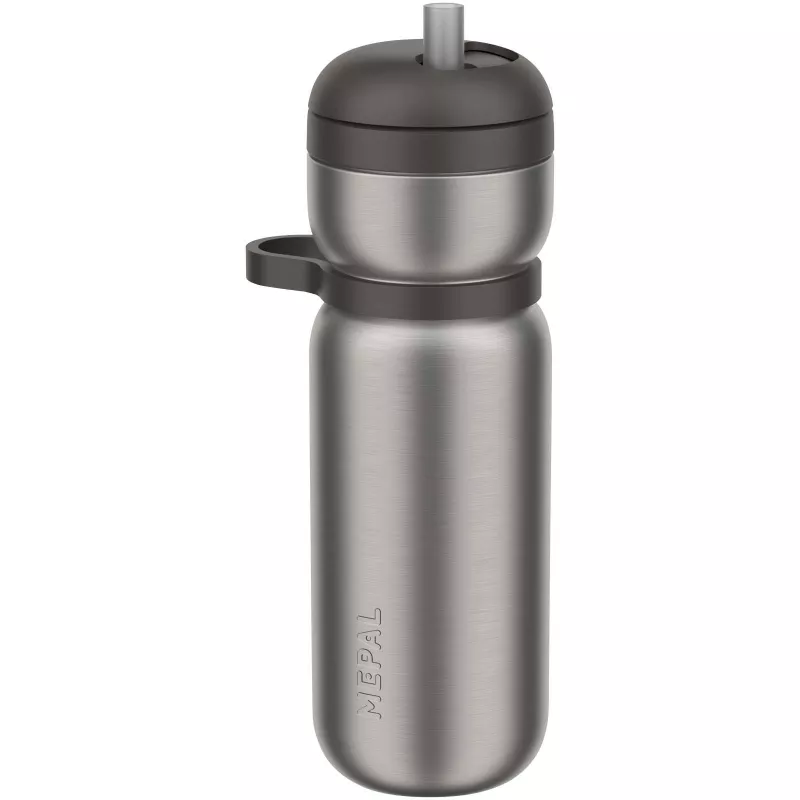 Mepal Twist stalowa termiczna butelka sportowa o pojemności 600 ml - Czarny (10091090)