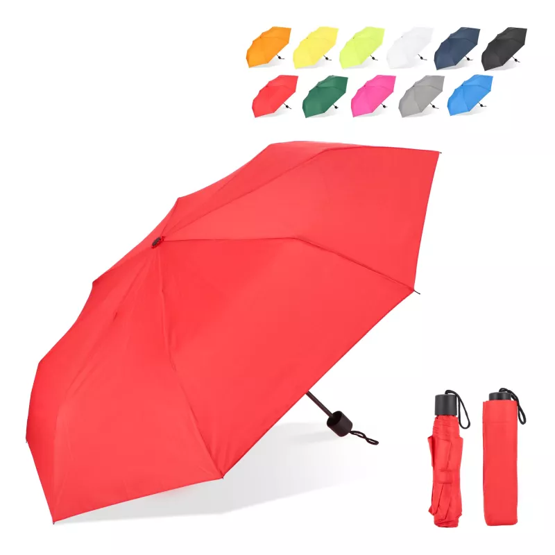 Składany parasol Congo 190T Pongee 21" - czerwony (LT97115-N0021)