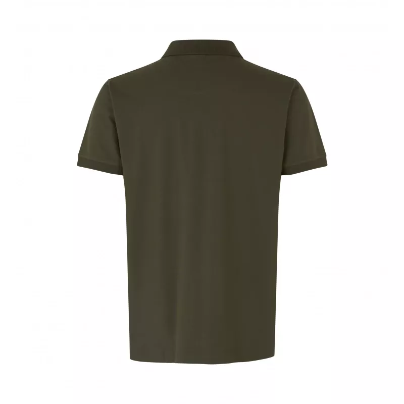 Koszulka bawełniana 210 g/m² ID Polo/stretch 0525 - Olive (0525-OLIVE)