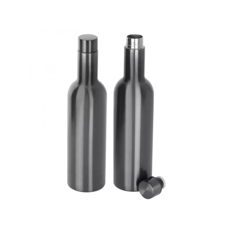 Butelka termiczna ze stali nierdzewnej MONTALCINO - grafitowy (088877)