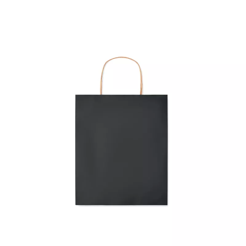Torba prezentowa papierowa mała 90 g/m² PAPER TONE S - Czarny (MO6172-03)