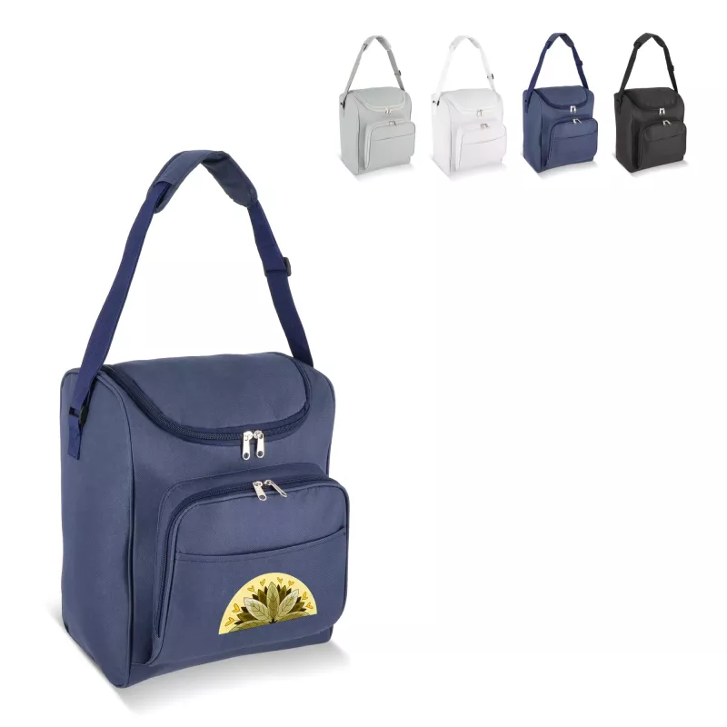 Torba chłodząca R-PET 600D 26 x 19 x 34cm 13L - szary (LT95394-N0061)