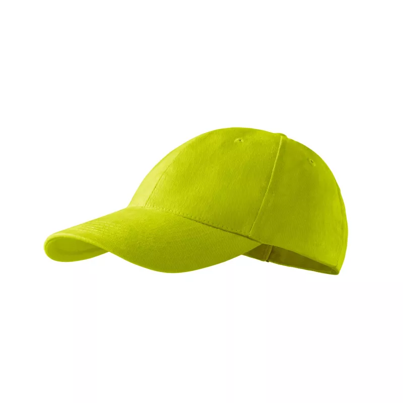 Reklamowa czapka z daszkiem Malfini 6P 305 - Limetka (ADLER305-LIMETKA)