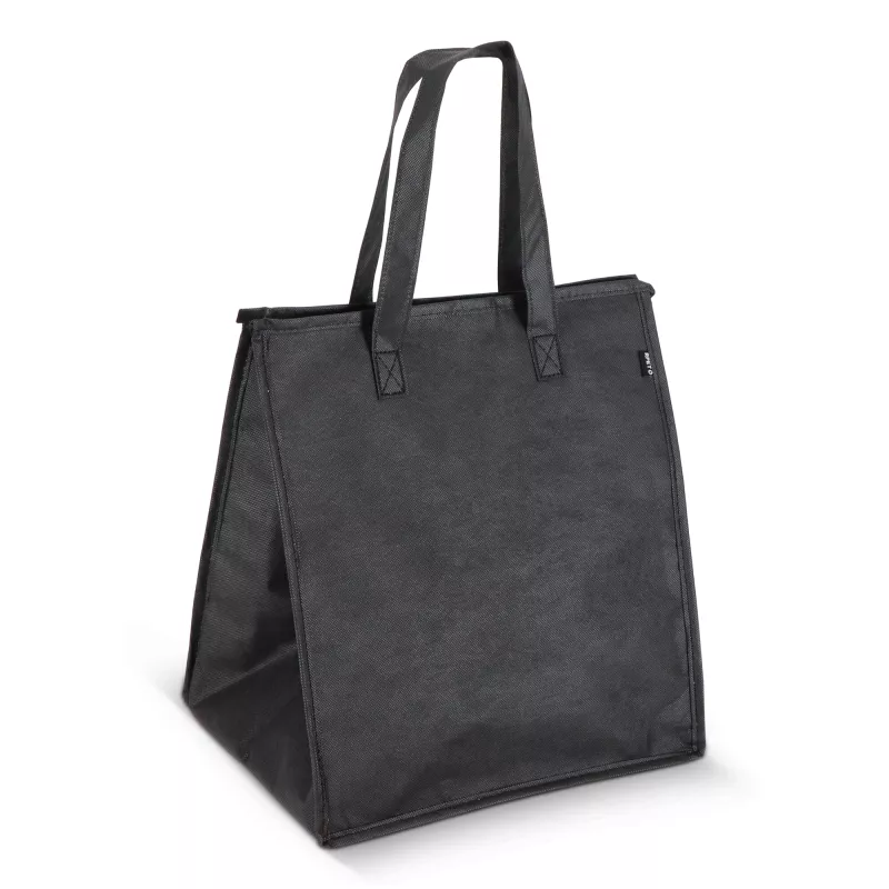 R-PET Torba chłodząca z włókniny 33 x 25,5 x 37 cm 75 g/m² - czarny (LT95391-N0002)